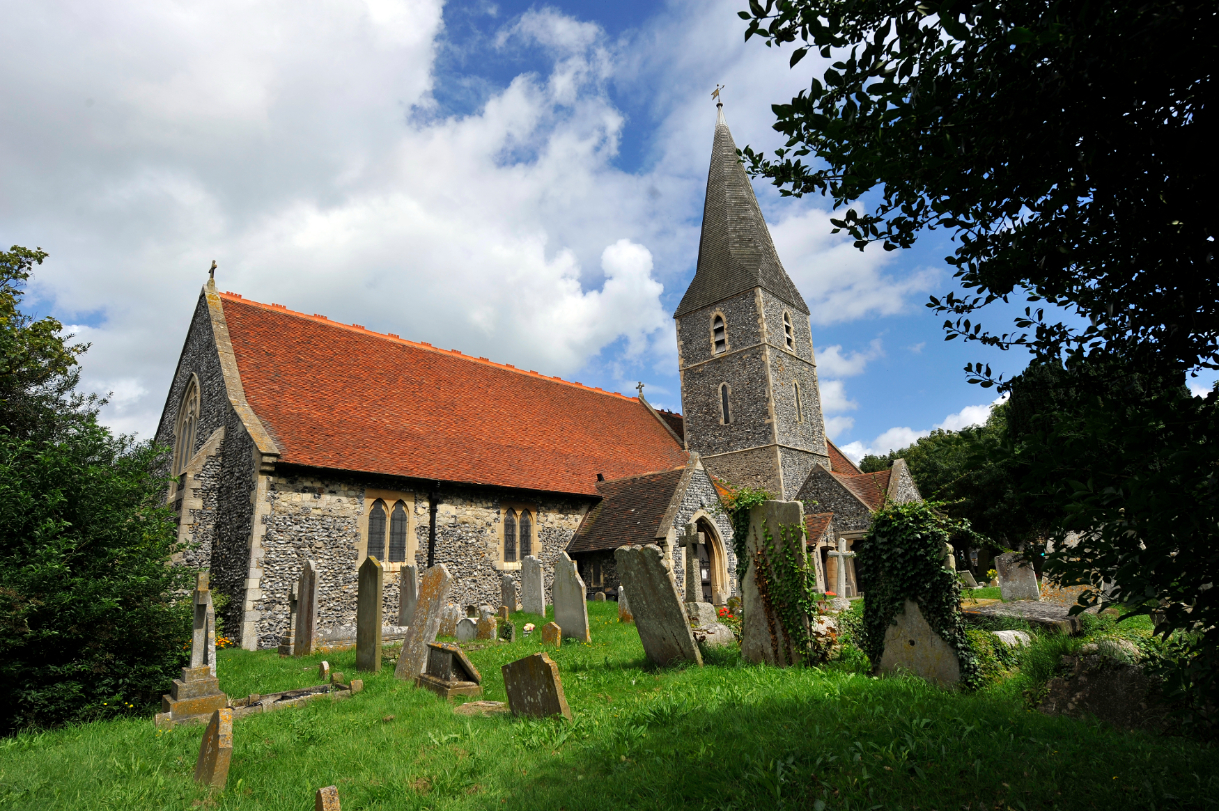Birchington, All Saints Church, Tree In Foreground Credit Thanet Tourism