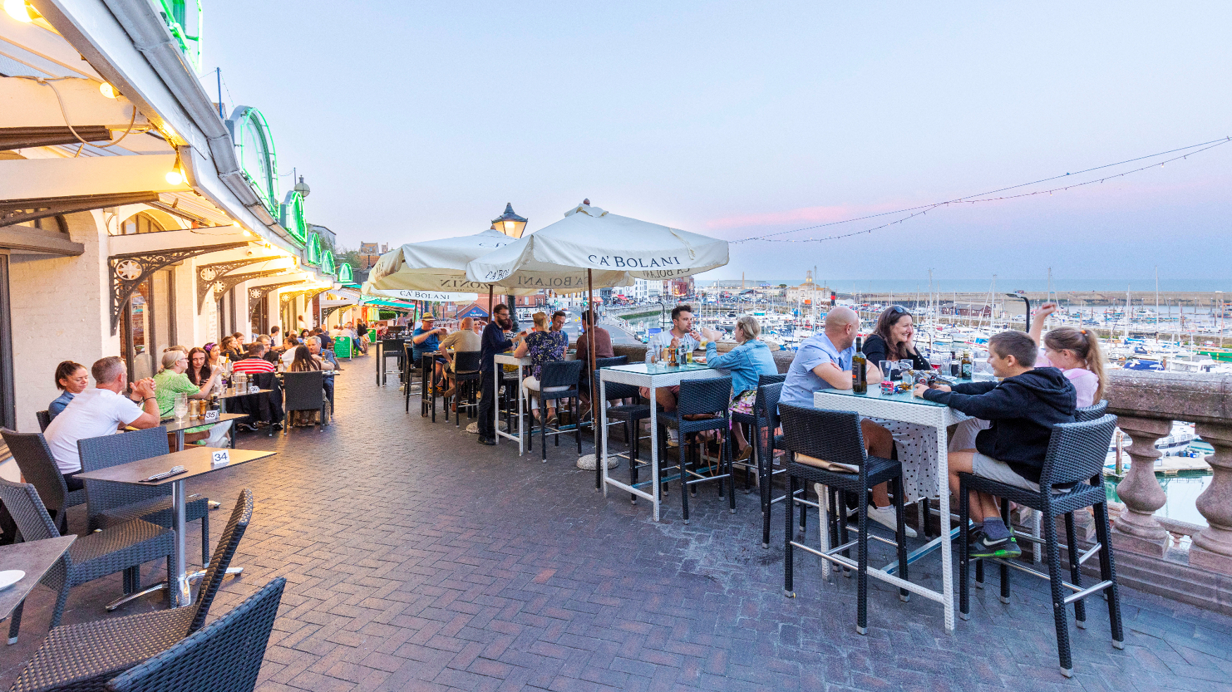 EDITED West Cliff Arcade, Ramsgate By Alex Hare 2023 Food And Drink, Evening, Nighttime Credit Tourism @ Thanet District Council MK4 1465