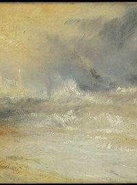 Waves Breaking On A Lee Shore At Margate