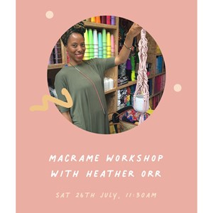 Macrame Workshop Heather Orr