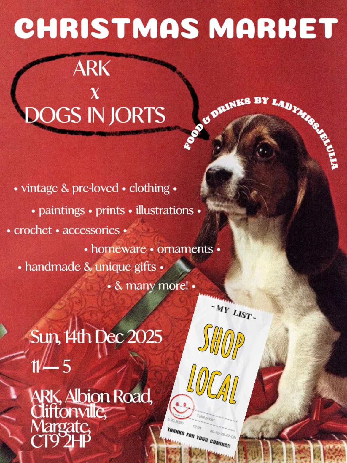 Dog In Jorts Xmas Market