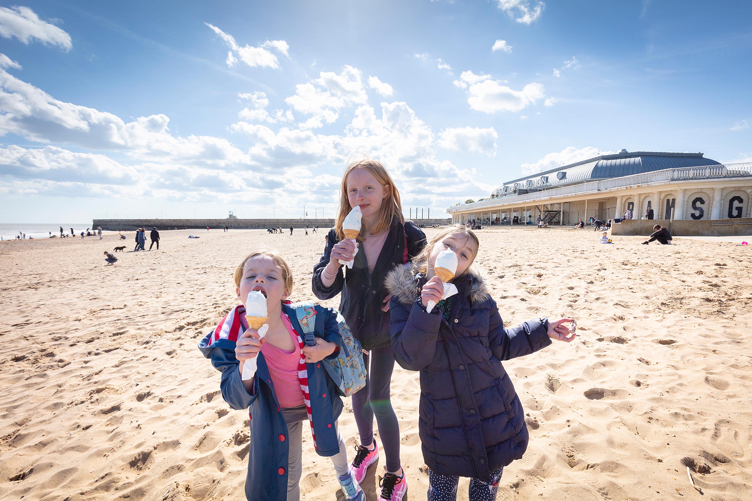 Children Eating Ice Cream At Ramsgate Main Sands Credit Tourism At Thanet District Council 2
