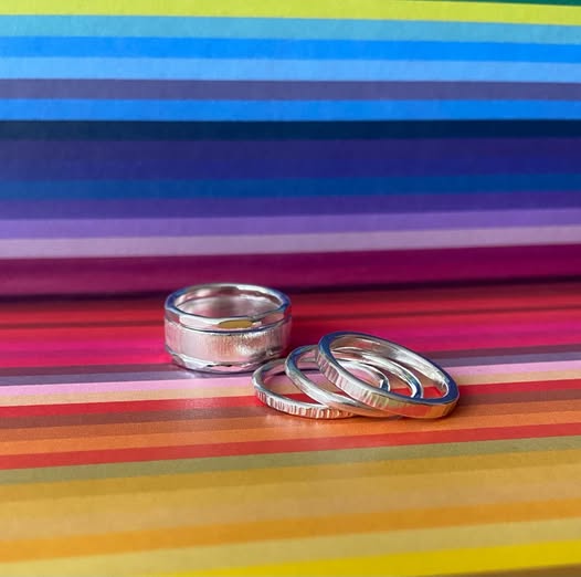 Silver Stacking Rings Workshop