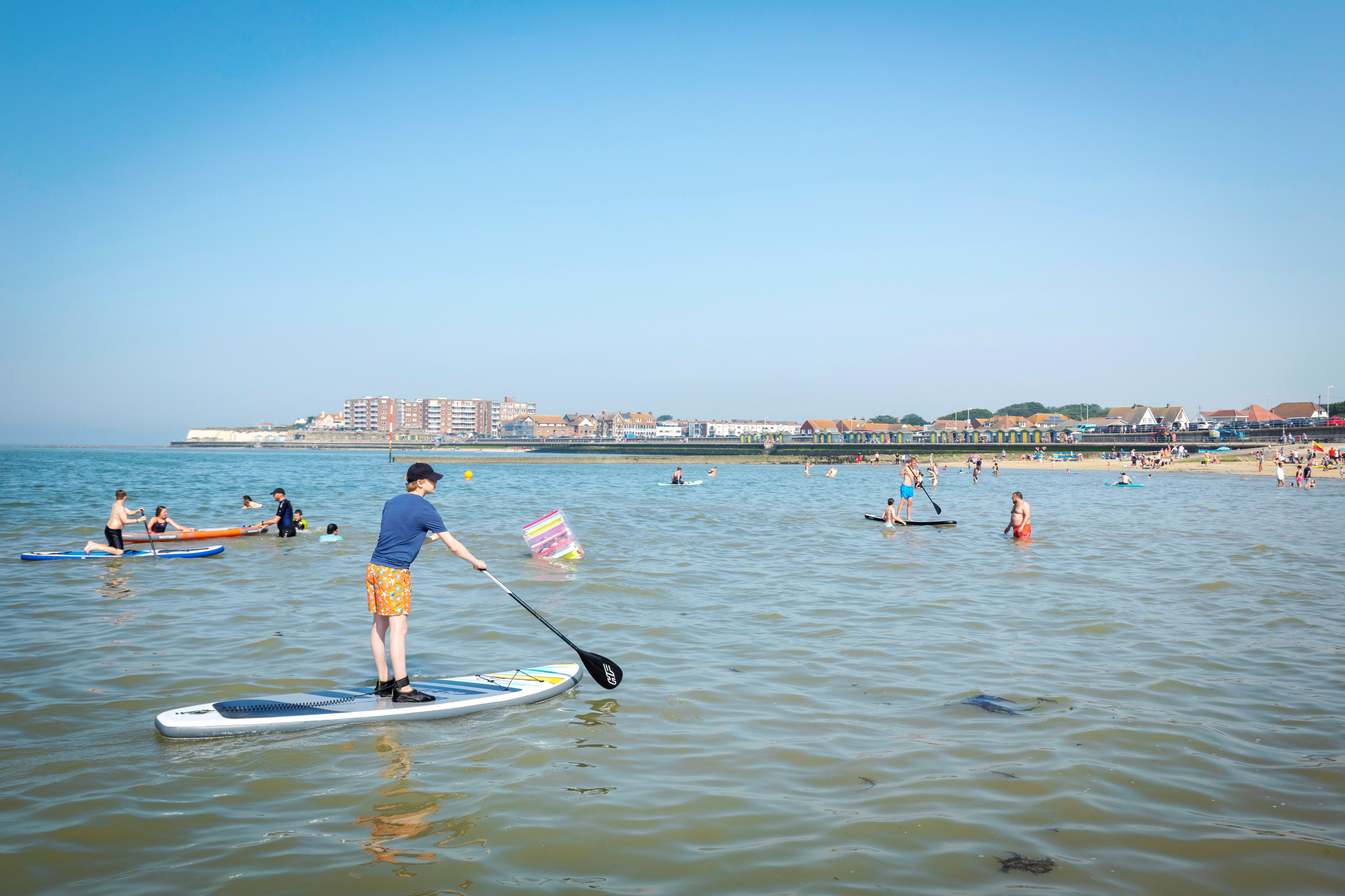 EDITED Minnis Bay, Birchington, SUP Credit Tourism @ Thanet District Council MK4 8116