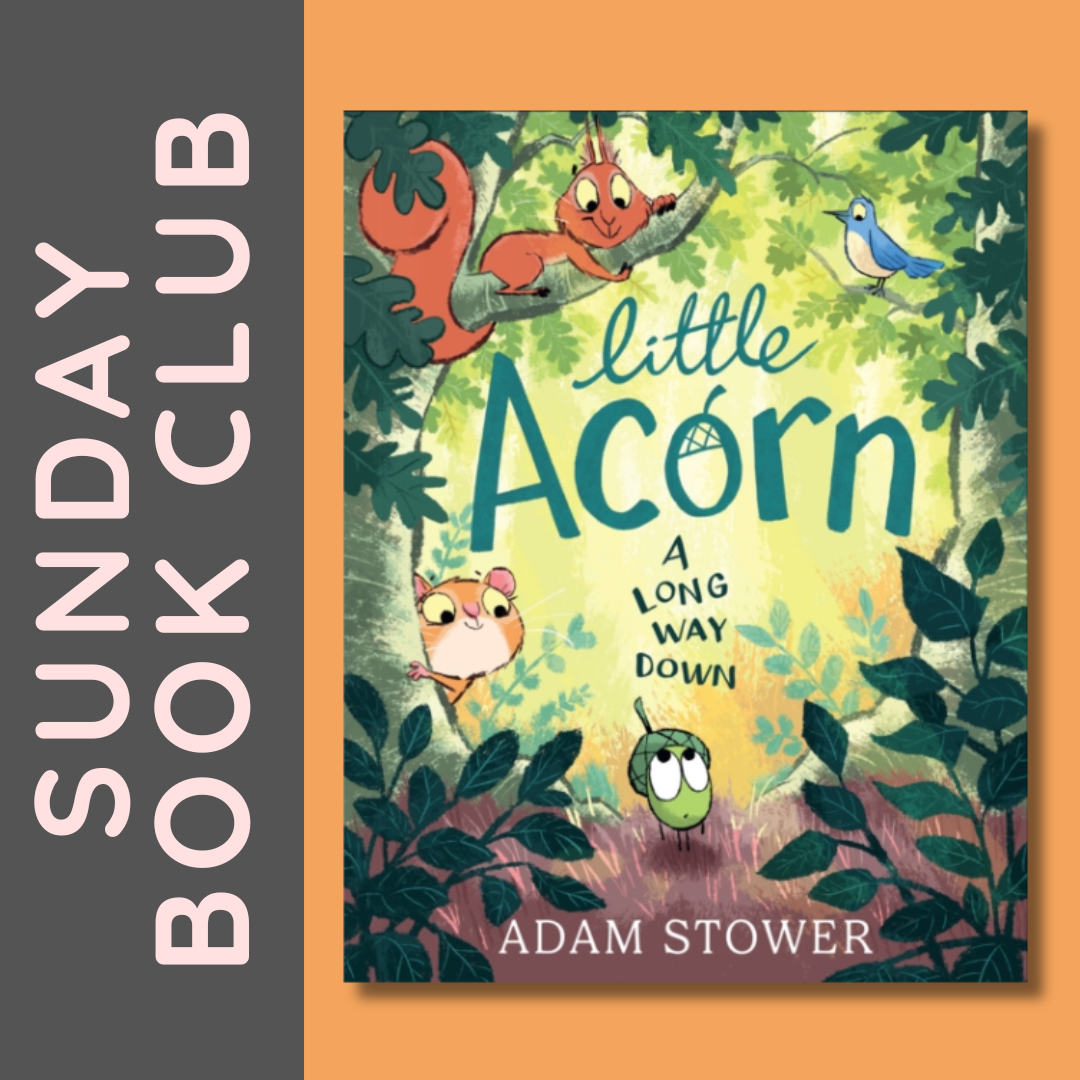 Square 1X1 Sunday Book Club Little Acorn Happy Reading Bookshop Event