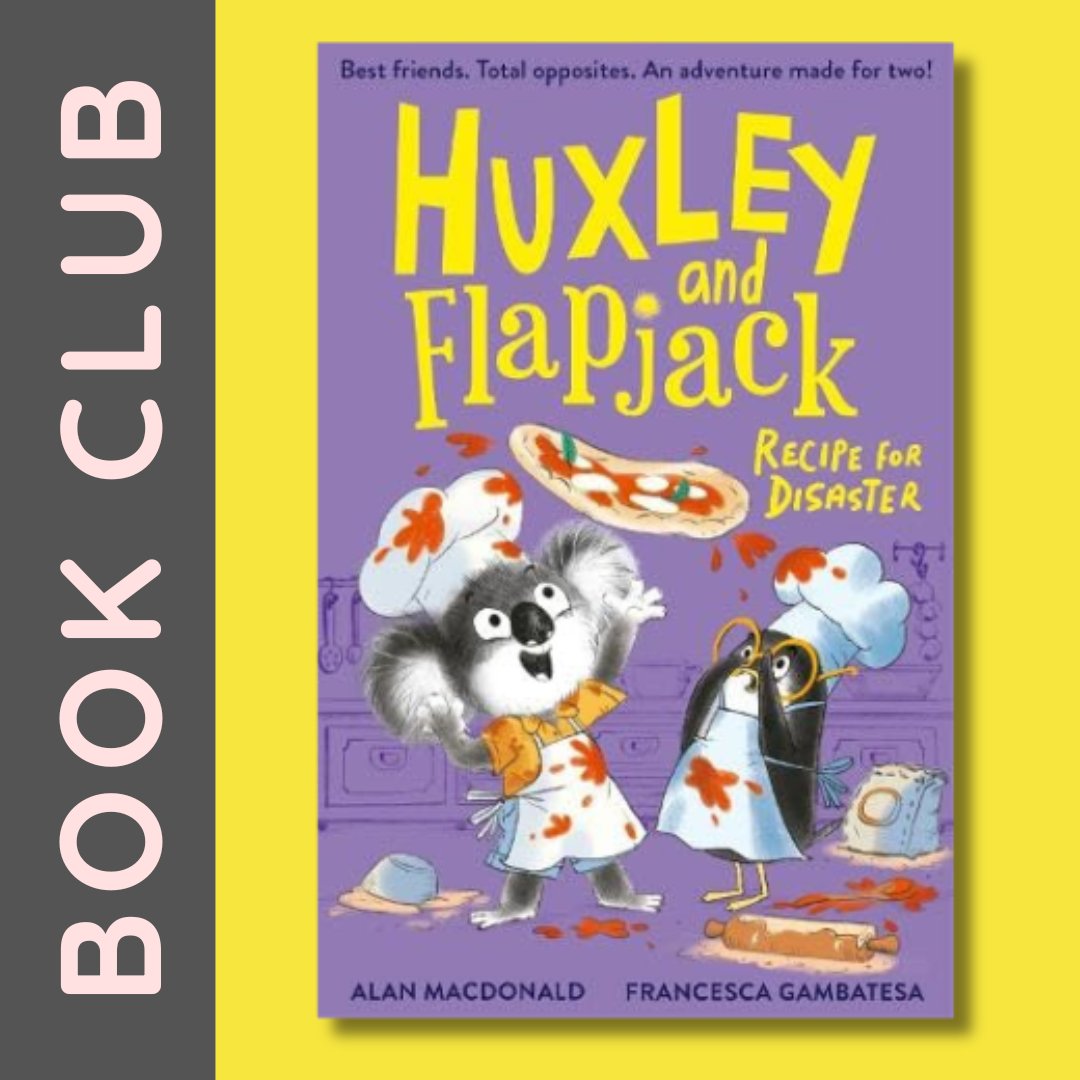 Square 1X1 Sunday Book Club Huxley And Flapjack Recipe For Disaster Happy Reading Bookshop Event