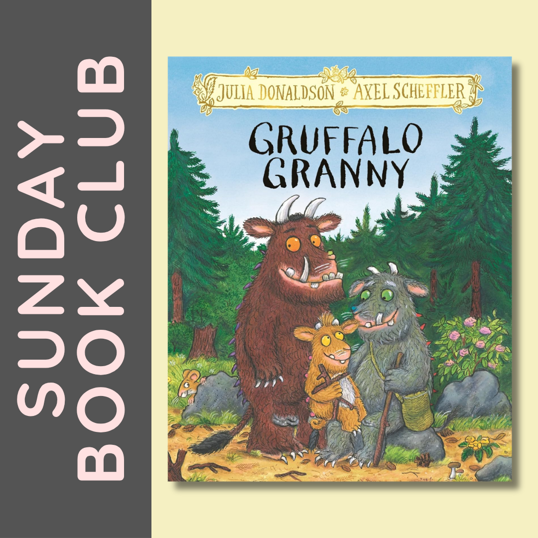 Square 1X1 Sunday Book Club Gruffalo Granny Happy Reading Bookshop Event