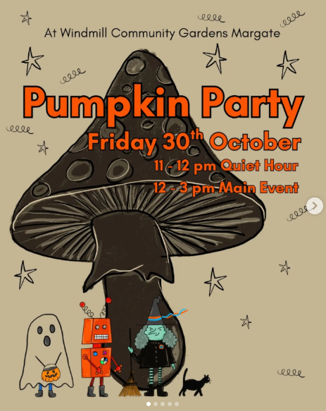 Pumpkin Party Windmill Comm Gardens