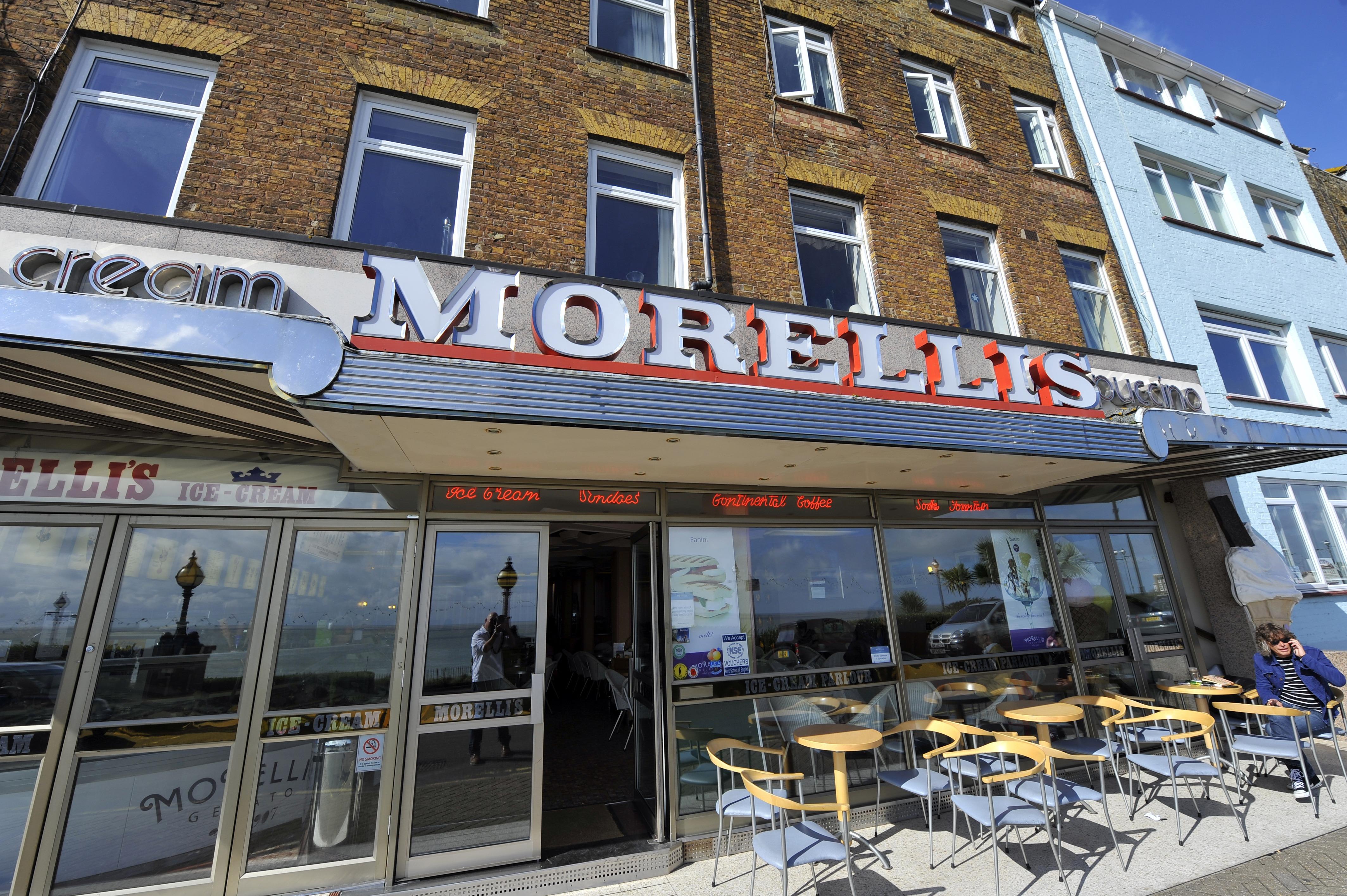 Morelli's Ice Cream Parlour on Broadstairs seafront Visit