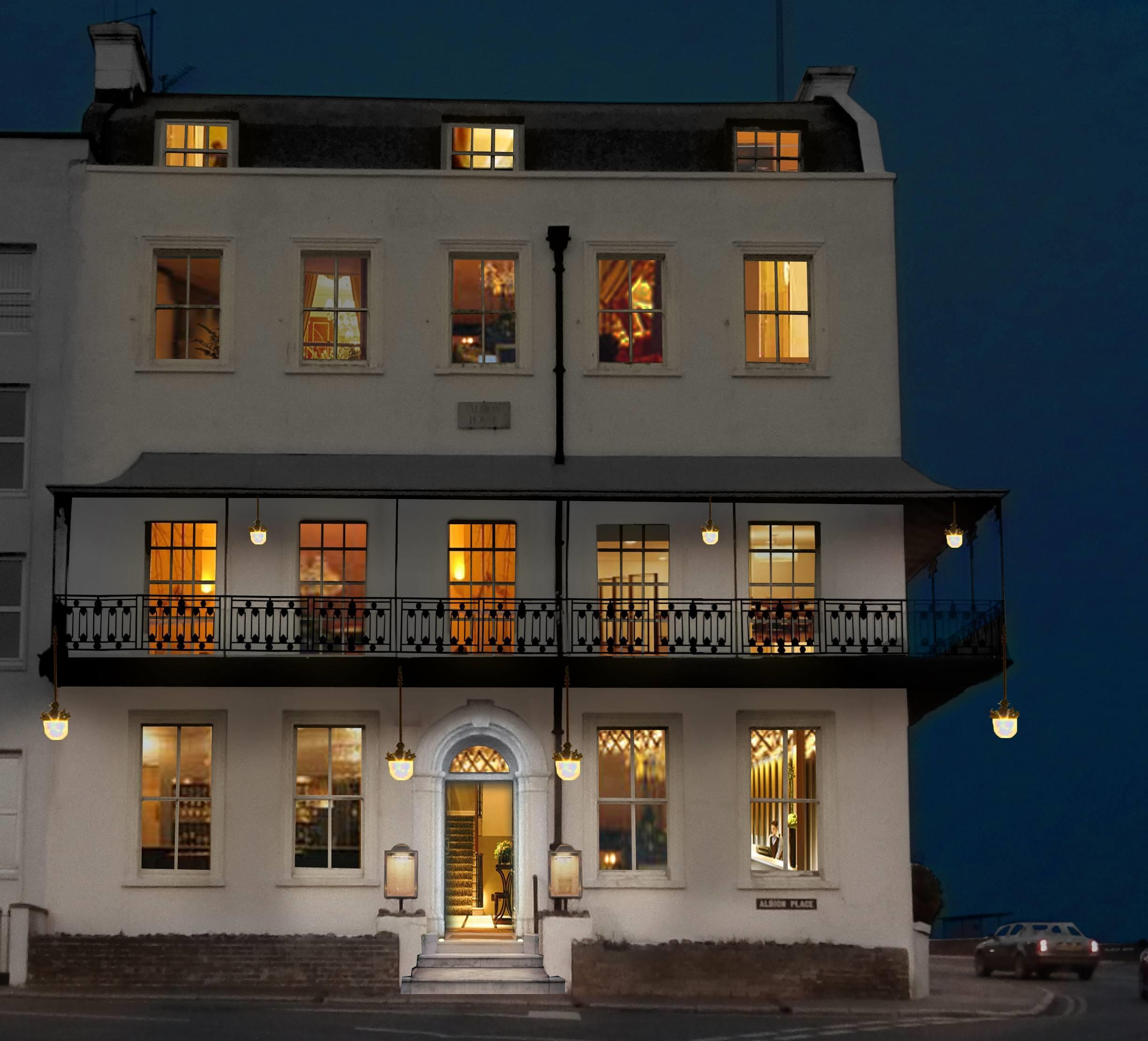Albion House, set in a clifftop location overlooking Ramsgate Visit