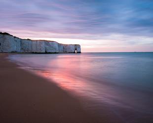 Sunset at Kingsgate Bay, Broadstairs