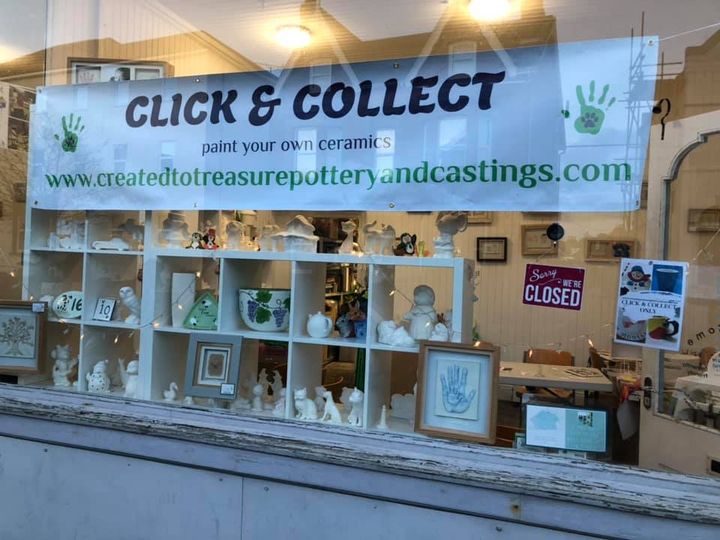 Created To Treasure banner (exterior)