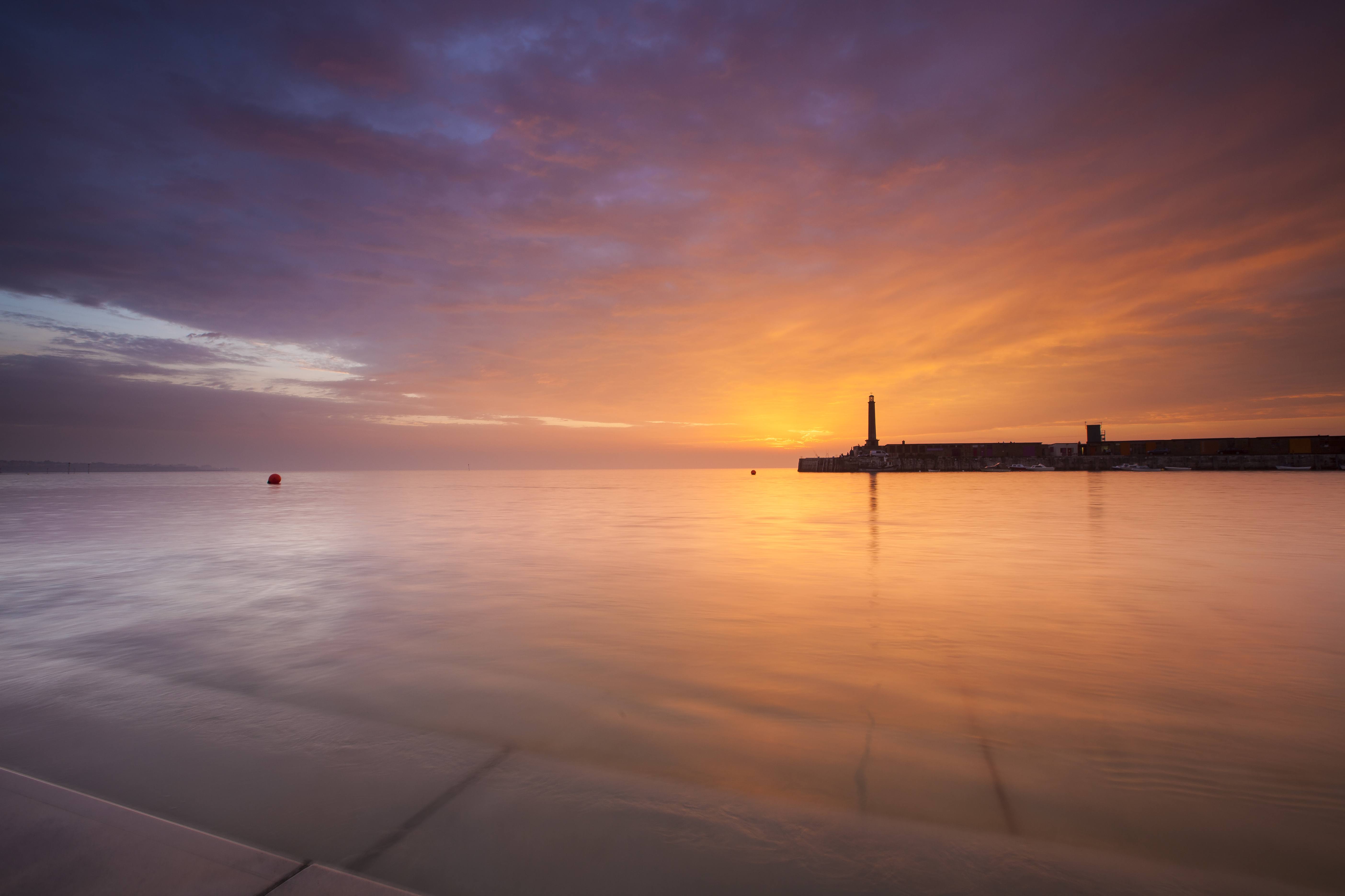 Margate Harbour Arm Sunset 3.jpg