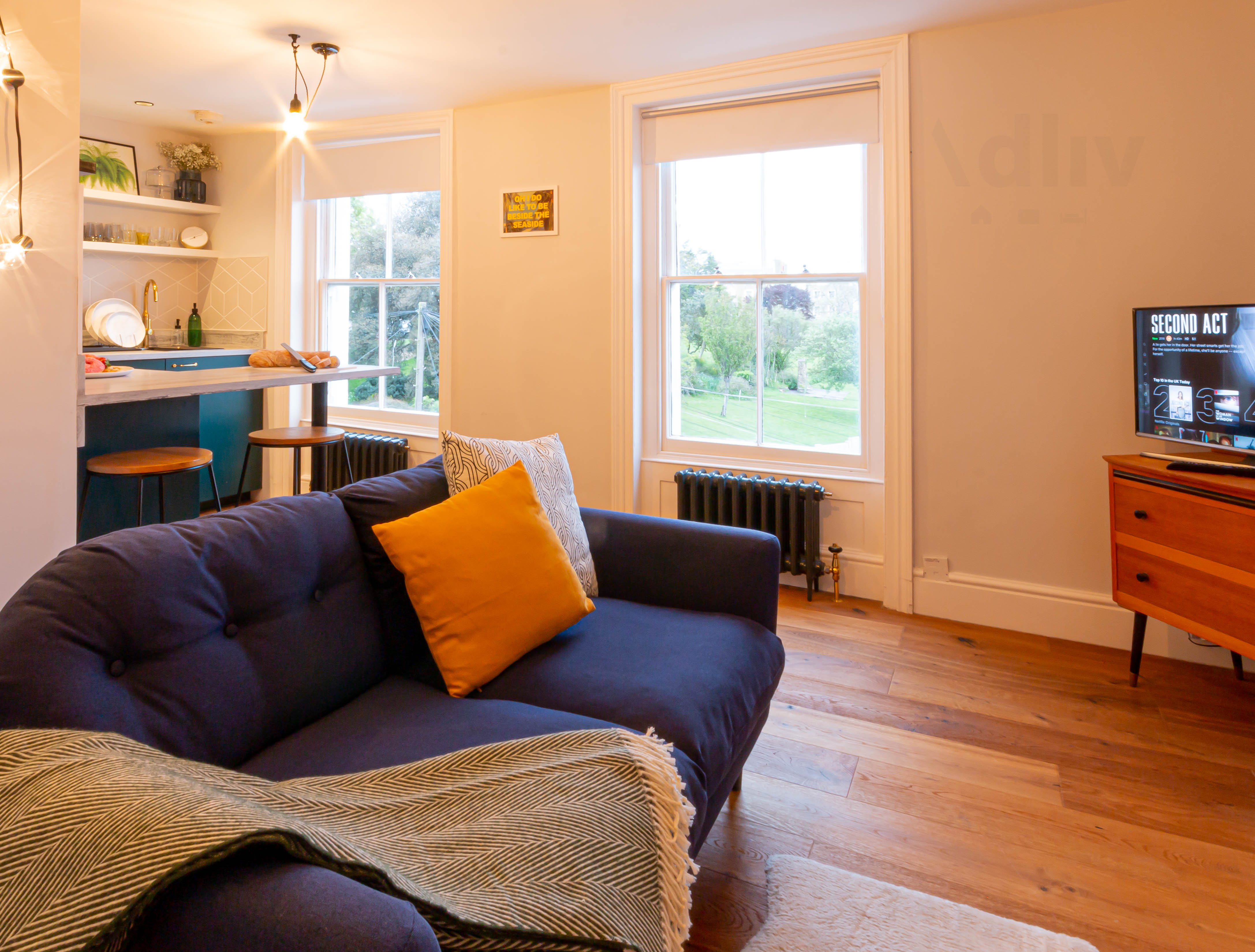 4 6Trinity 118LIV Living Room Kitchen View