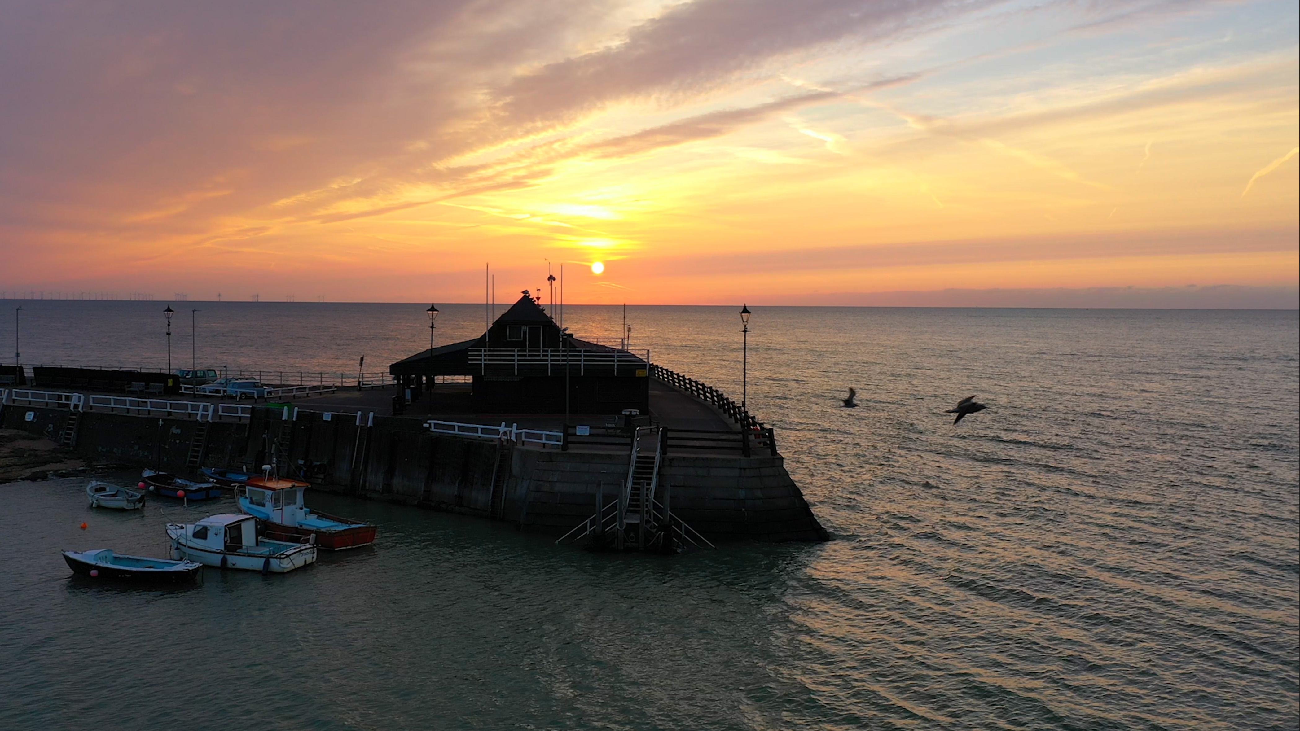 Copy Of Sunrise Over Broadstairs Harbour (Still) Credit Thanet District Council (1)