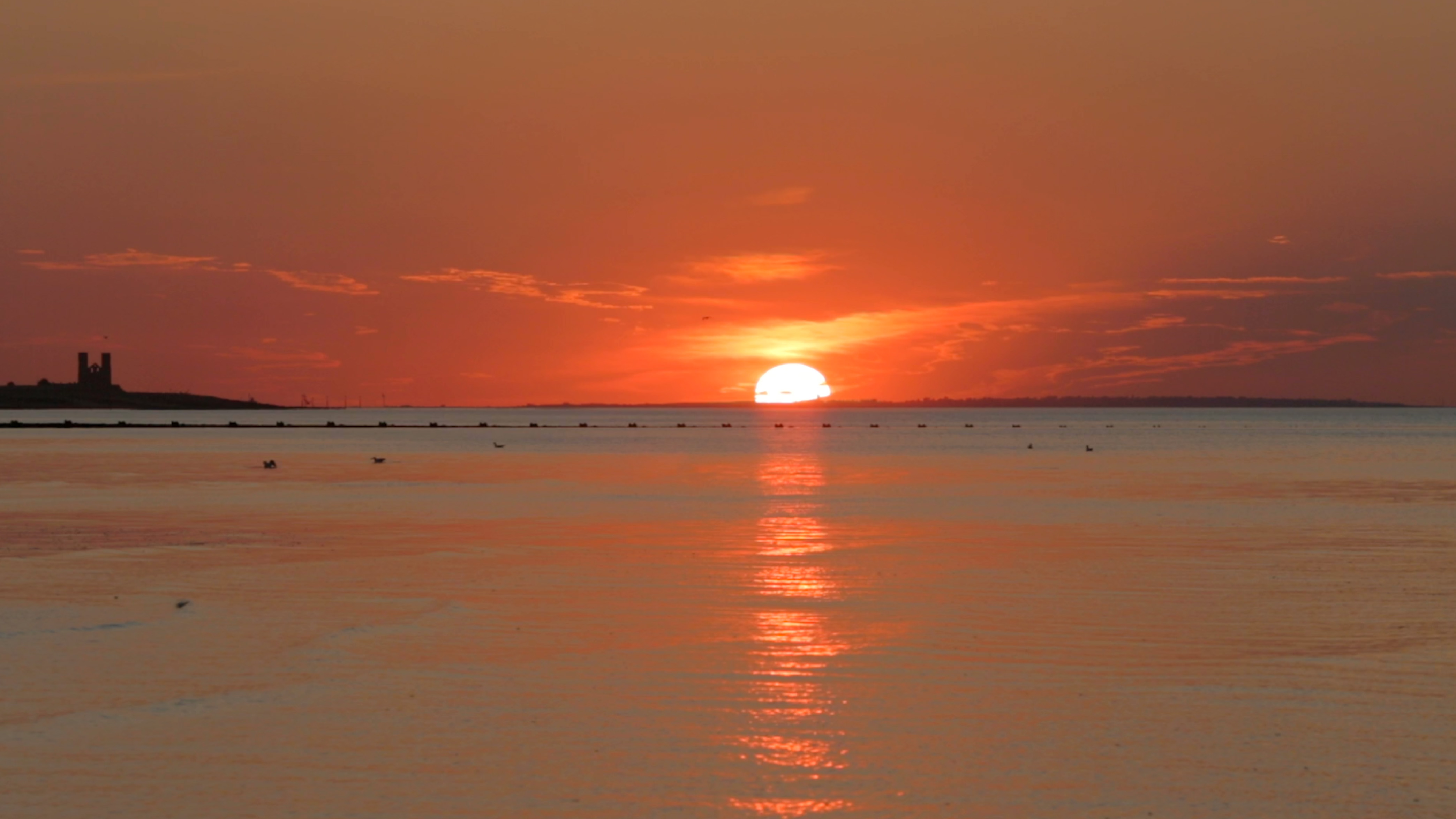 Sunset With Reculver Towers (Still) Credit Thanet District Council (2)