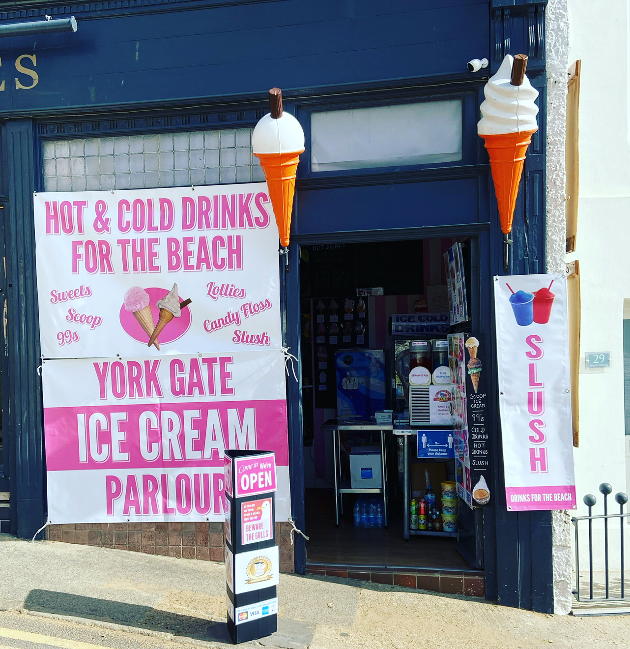 EDITED York Gate Ice Cream Parlour. Credit A.Dobson