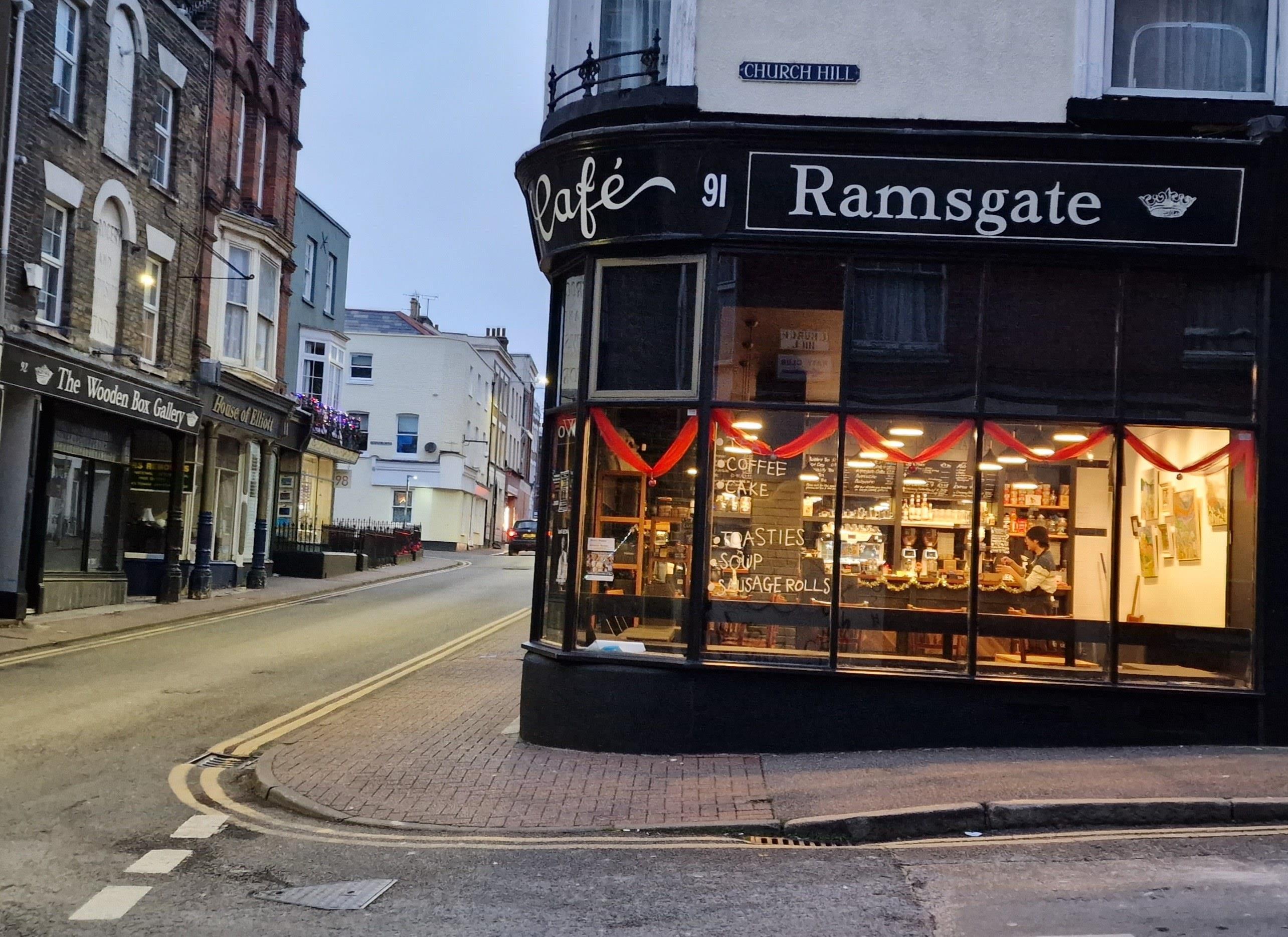 The Wooden Box Gallery and Cafe, Ramsgate Visit